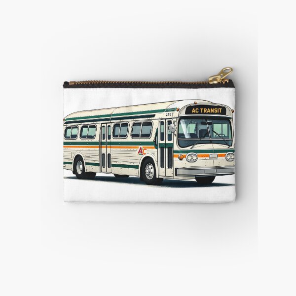 Item preview, ac transit bus illustration for all you East Bay people designed and sold by PIXEL POP DESIGNS - Beyond the Norm!.