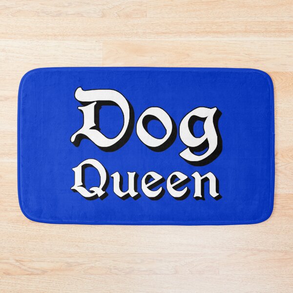 Item preview, Dog Queen in Medieval Typography designed and sold by Memes N Lore .