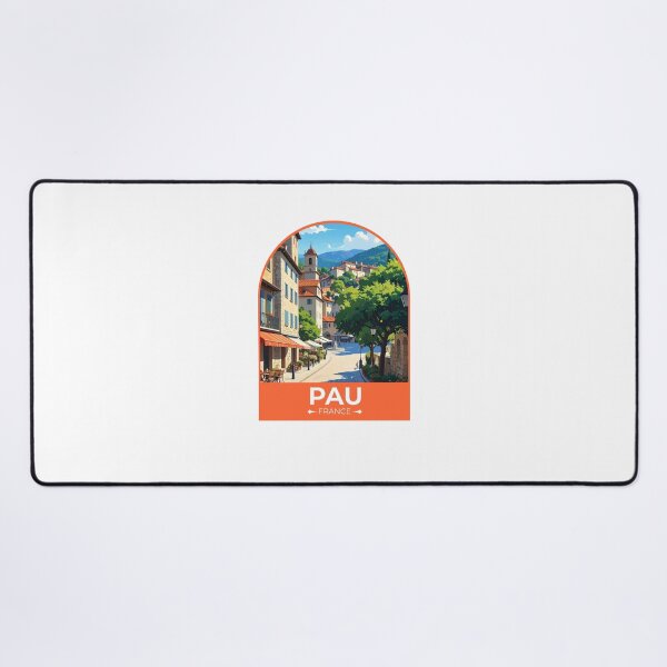 Item preview, Pau France Travel Wall Sticker designed and sold by TulipaGraphics.
