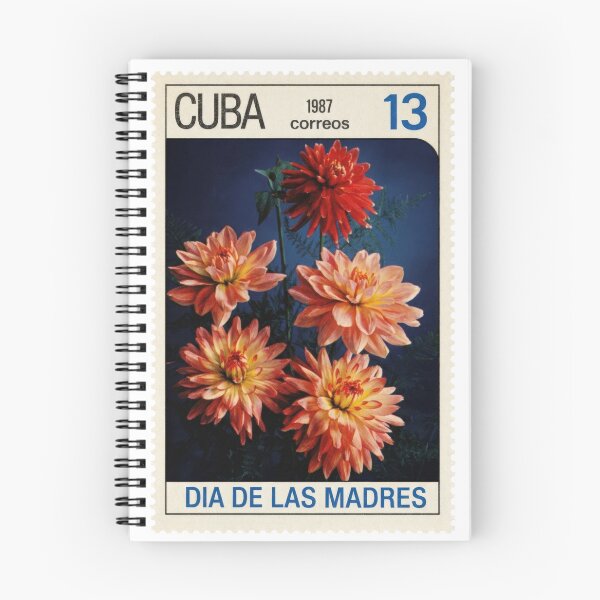 Item preview, Vintage Cuban Postage Stamp – Día de las Madres Floral Stamp Art (1985–1987) designed and sold by zizArtist.