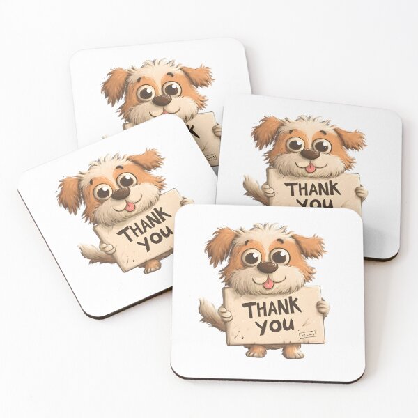 Item preview, Thank You Pup designed and sold by Retro Whimsy.