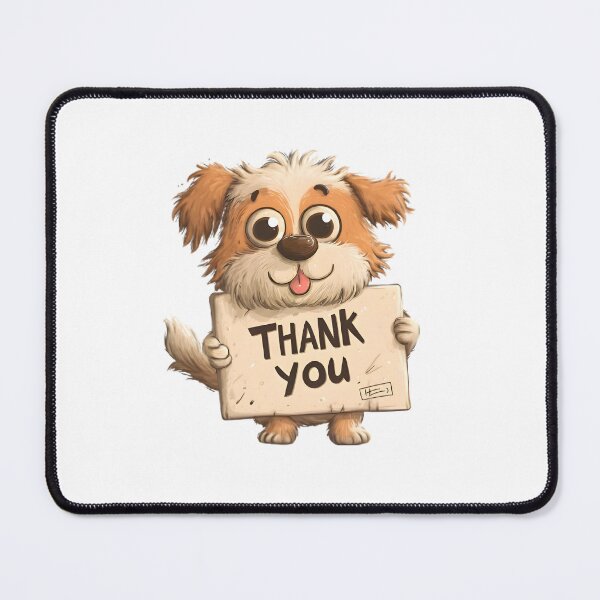Item preview, Thank You Pup designed and sold by Retro Whimsy.