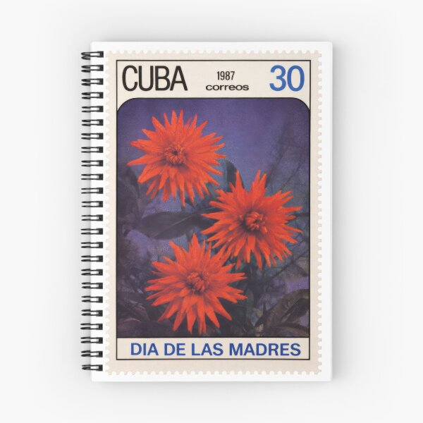 Item preview, Vintage Cuban Postage Stamp – Día de las Madres Floral Stamp Art (1985–1987) designed and sold by zizArtist.