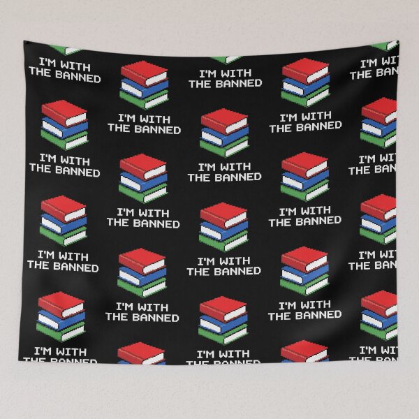 Item preview, Library Librarian Literature Im With The Banned Books Pixel designed and sold by wrestletoys.