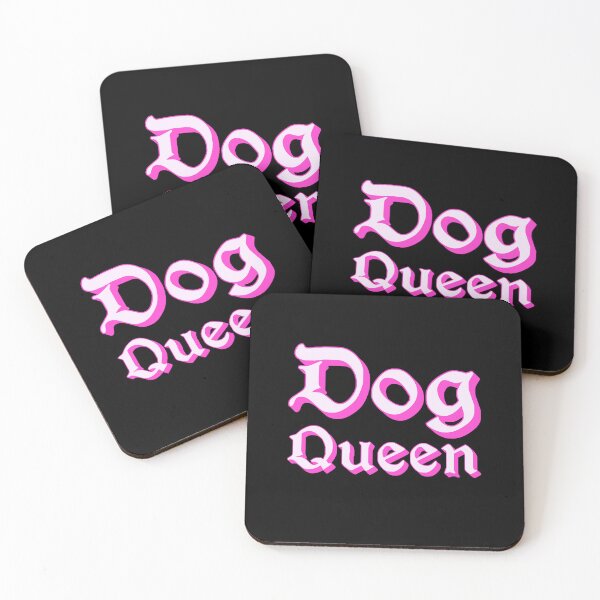 Item preview, Dog Queen in Pink Medieval Typography designed and sold by Memes N Lore .