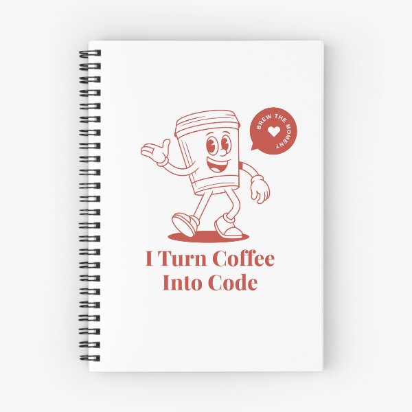 Item preview, I Turn Coffee Into Code Sticker designed and sold by CodeChai-Studio.
