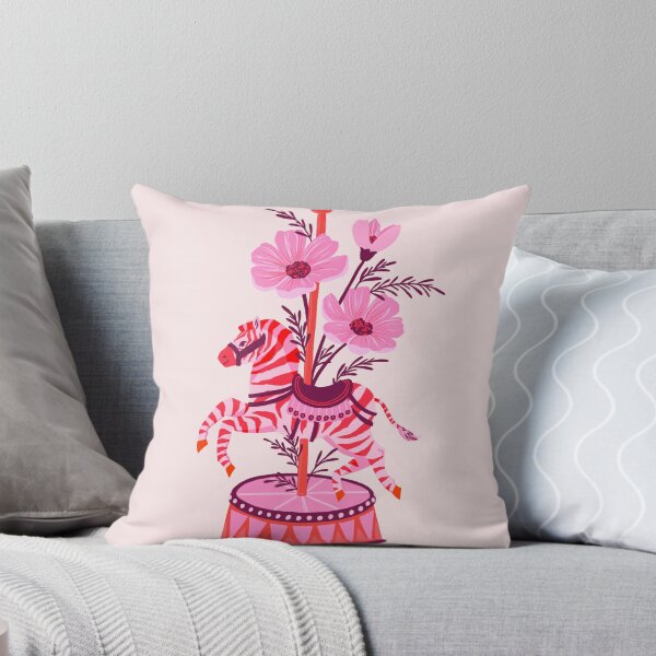 Item preview, Pink Carousel Zebra designed and sold by Peggy Dean.