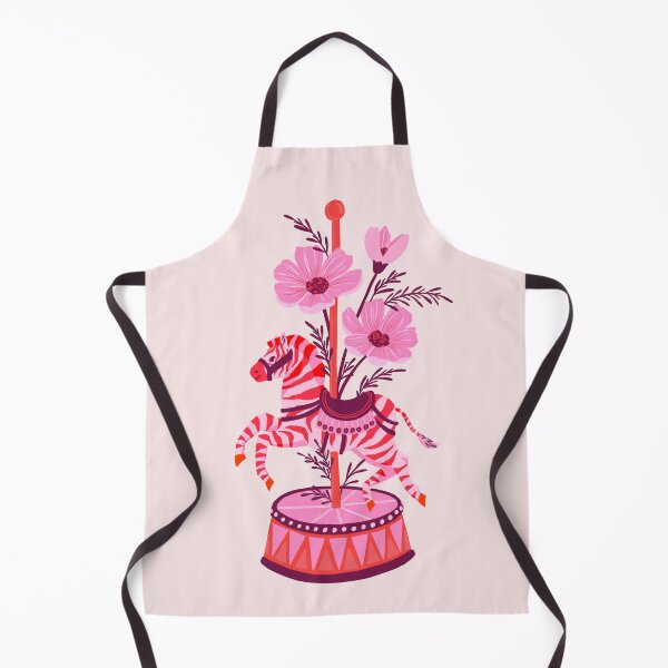 Item preview, Pink Carousel Zebra designed and sold by Peggy Dean.