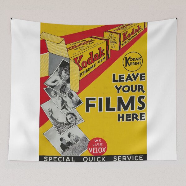 Item preview, Vintage Kodak Film Poster designed and sold by stillform33.
