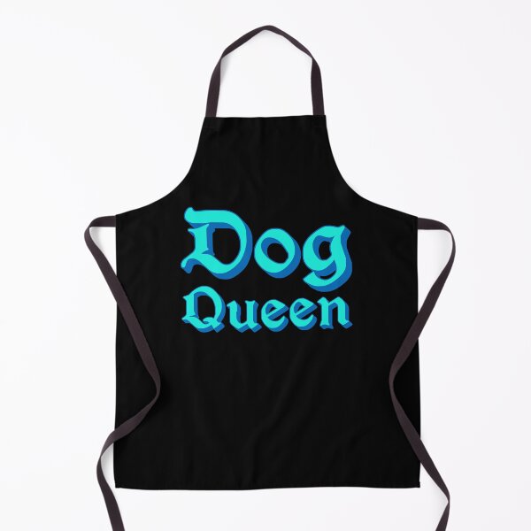 Item preview, Dog Queen in Blue Medieval Typography designed and sold by Memes N Lore .