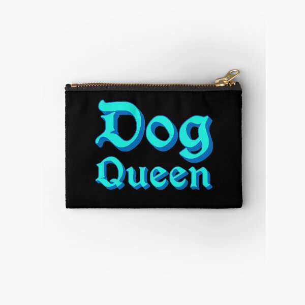 Item preview, Dog Queen in Blue Medieval Typography designed and sold by Memes N Lore .