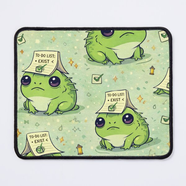 Item preview, Bare Minimum Goals Frog designed and sold by Existential .