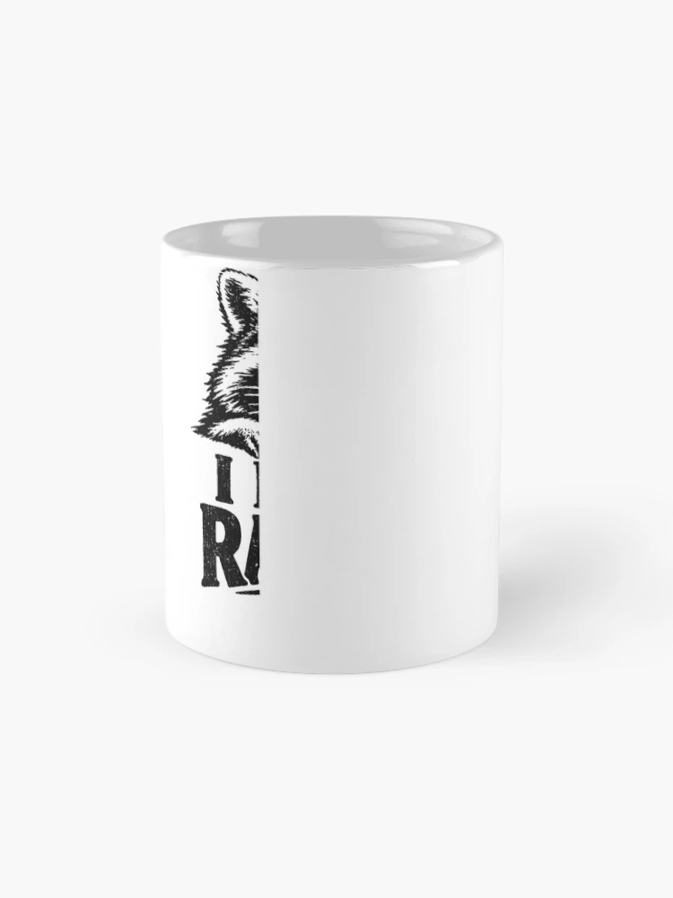 Thumbnail 4 of 6, Coffee Mug, I Have Rabies Raccoon Funny Rabid Raccoon I Have Rabies Gear designed and sold by DynamicDesign.