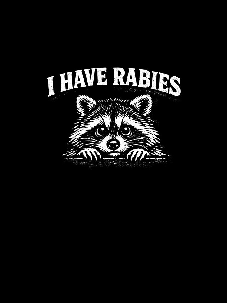 Thumbnail 4 of 4, iPhone Case, I Have Rabies Raccoon Funny Rabid Raccoon I Have Rabies Gear designed and sold by DynamicDesign.