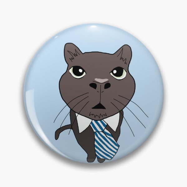 Item preview, Silly cat in tie designed and sold by Mikki's Marvels.
