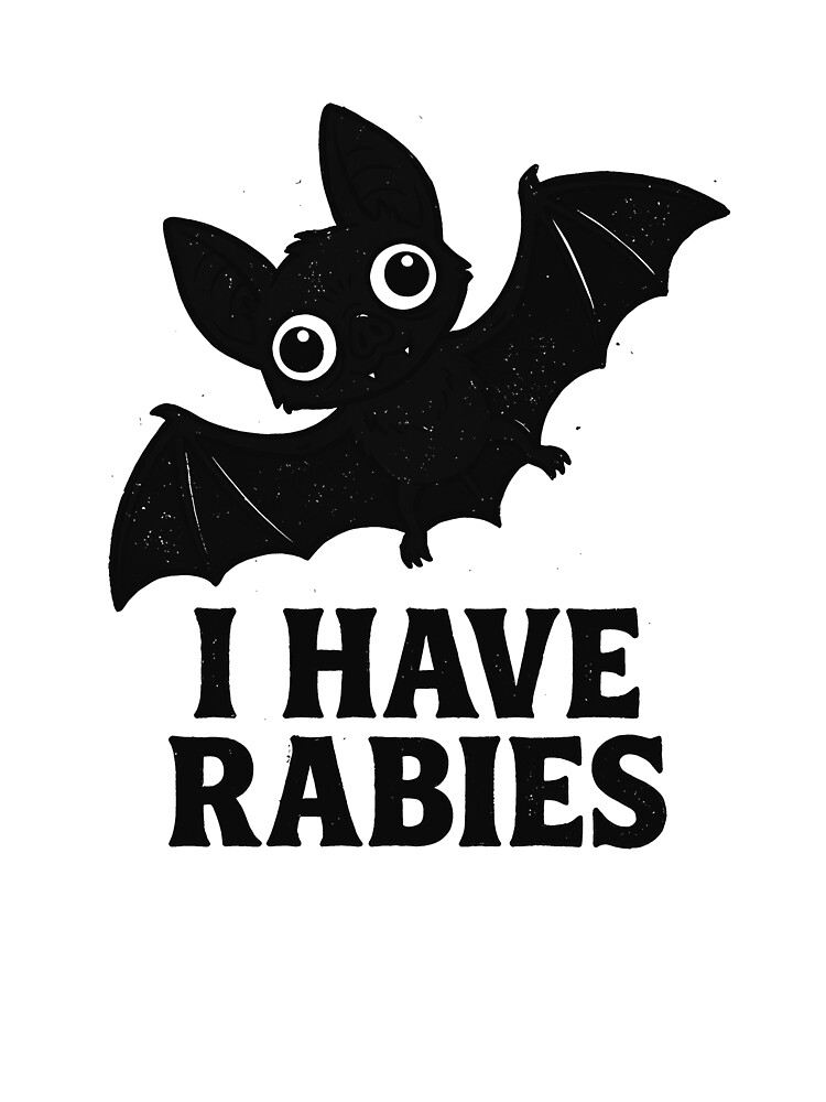 Thumbnail 3 of 3, Scarf, I Have Rabies Bat Funny Rabid Bat I Have Rabies Gear designed and sold by DynamicDesign.