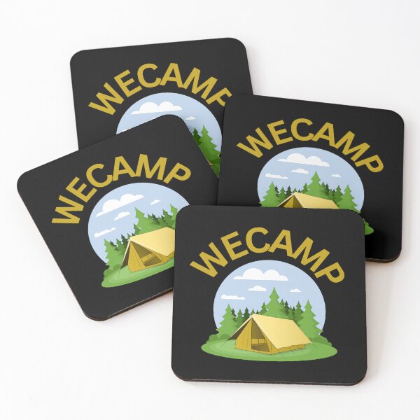 Item preview, We Camp  designed and sold by MrDomStore.