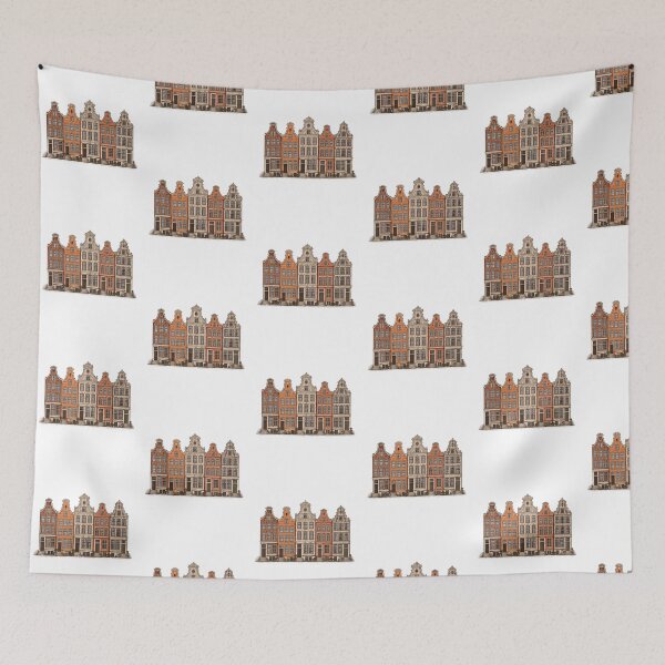 Item preview, Vintage Amsterdam Canal Houses designed and sold by SOUFIANE1991.