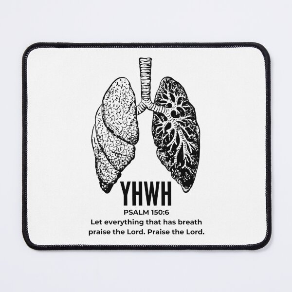 Item preview, YHWH - Psalm 150:6 Praise the Lord - Black Design designed and sold by MoriaStore.