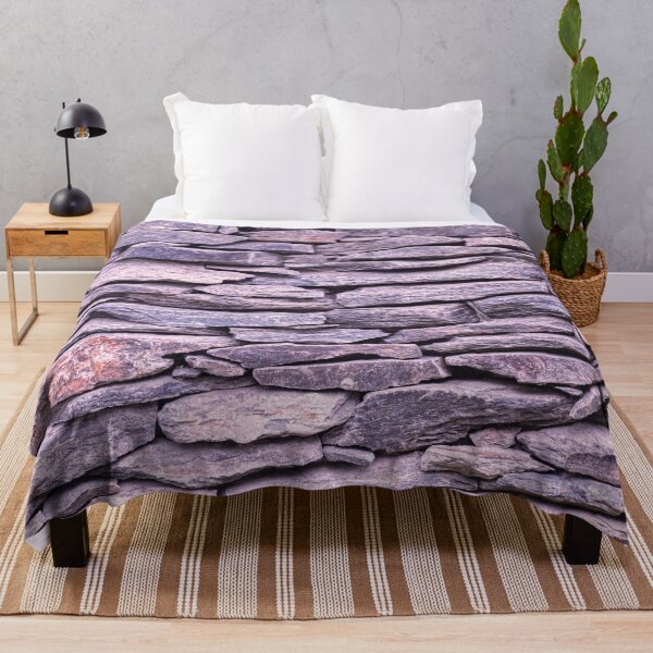 Item preview, Purple Stone Wall designed and sold by StylishDecor.