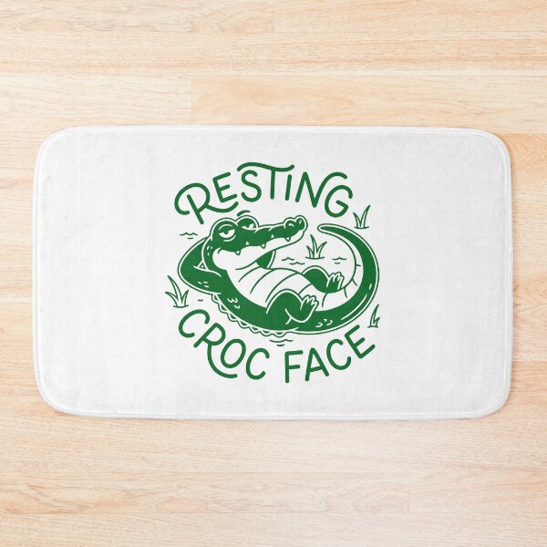 Item preview, Funny Resting Croc Face Crocodile Pun Animal Lover designed and sold by gunaone-design.