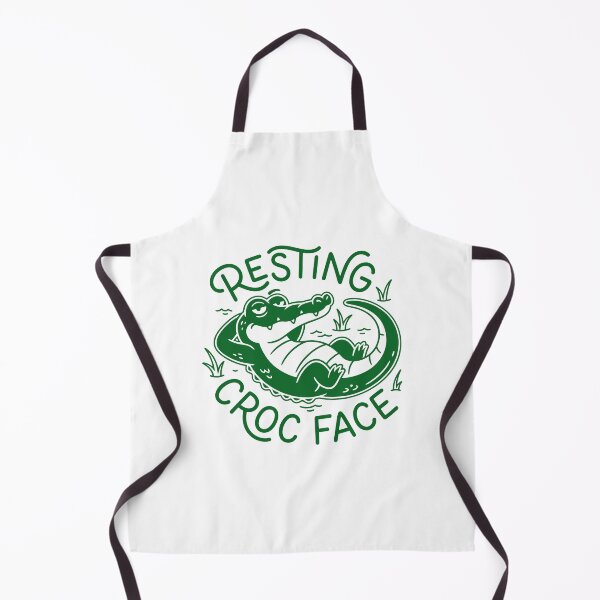 Item preview, Funny Resting Croc Face Crocodile Pun Animal Lover designed and sold by gunaone-design.