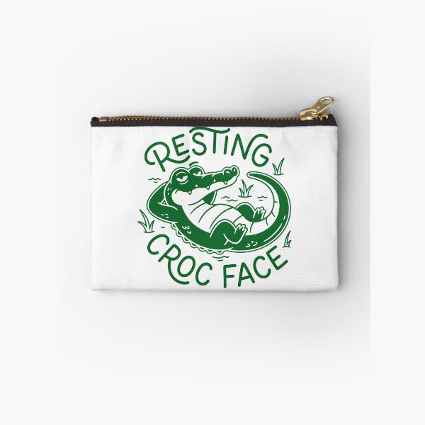 Item preview, Funny Resting Croc Face Crocodile Pun Animal Lover designed and sold by gunaone-design.