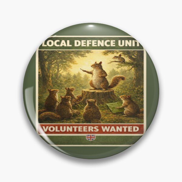 Item preview, Local Squirrel Defence Unit Volunteers Wanted Poster designed and sold by SecretSquirrellDesigns.