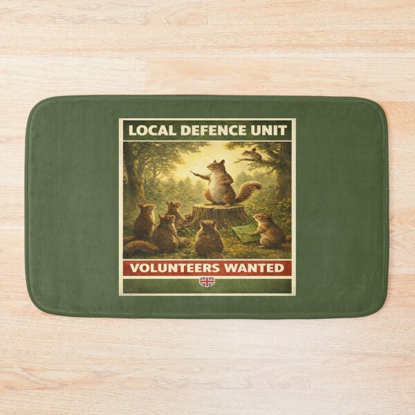 Item preview, Local Squirrel Defence Unit Volunteers Wanted Poster designed and sold by SecretSquirrellDesigns.