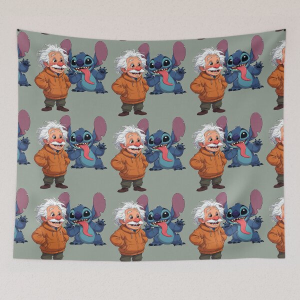 Item preview, Stitch and Einstein. designed and sold by Natalia-Vlad.