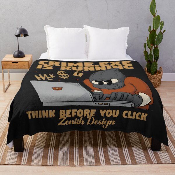 Item preview, Crime.exe is Running Funny Retro Hacker Design designed and sold by Zenith Design.