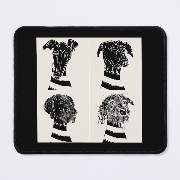 Item preview, Lino dogs motley crew  designed and sold by GriggsyArt.