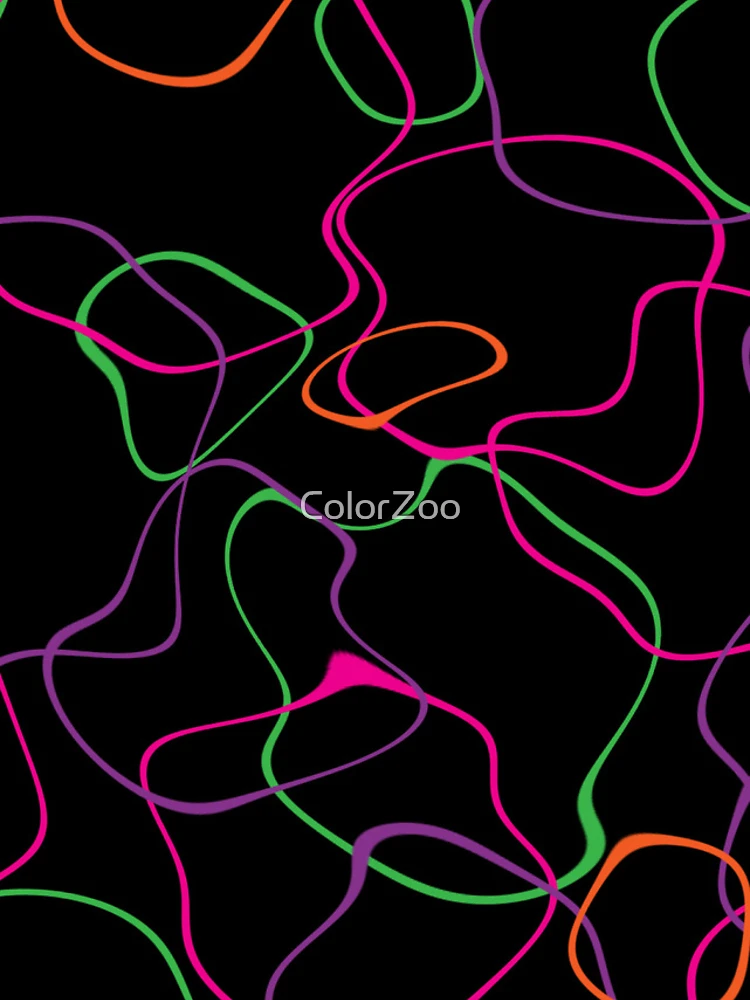 Thumbnail 5 of 5, iPhone Case, Colorful Abstract Rippled Circles designed and sold by ColorZoo.