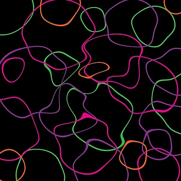 Artwork thumbnail, Colorful Abstract Rippled Circles by ColorZoo
