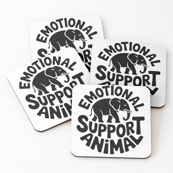 Item preview, Elephant Lover Humor - Emotional Support Animal designed and sold by faridman.