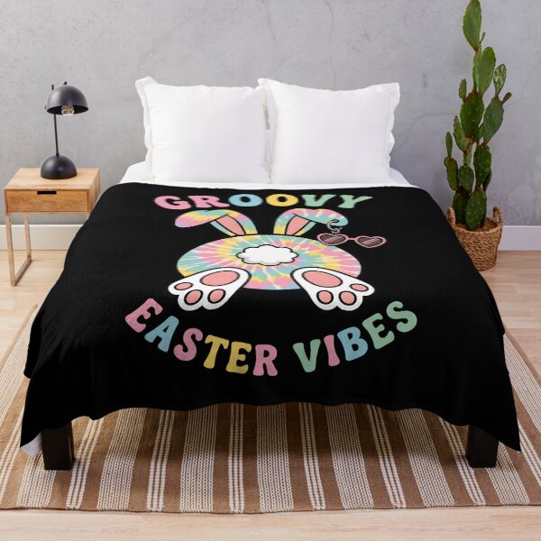 Item preview, Groovy Easter Vibes Tie Dye Bunny designed and sold by KroghDs.