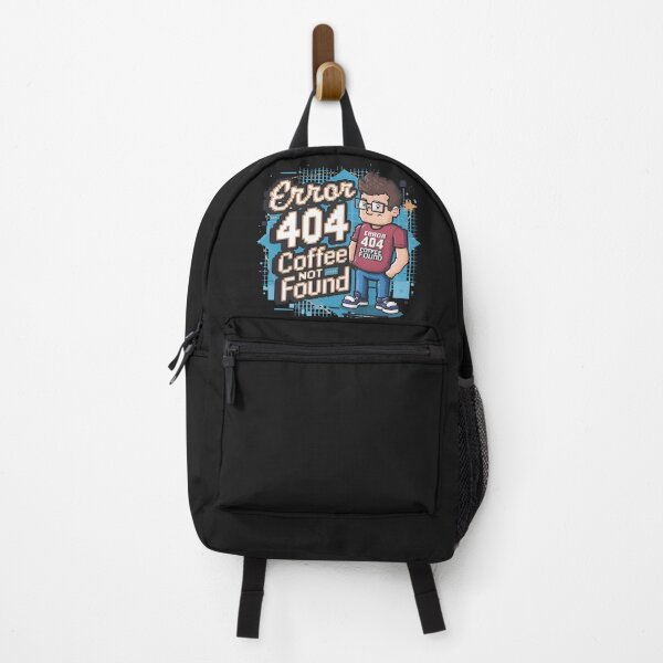 Item preview, Funny Programmer Error 404 Coffee Not Found Pixel Art designed and sold by Zenith Design.