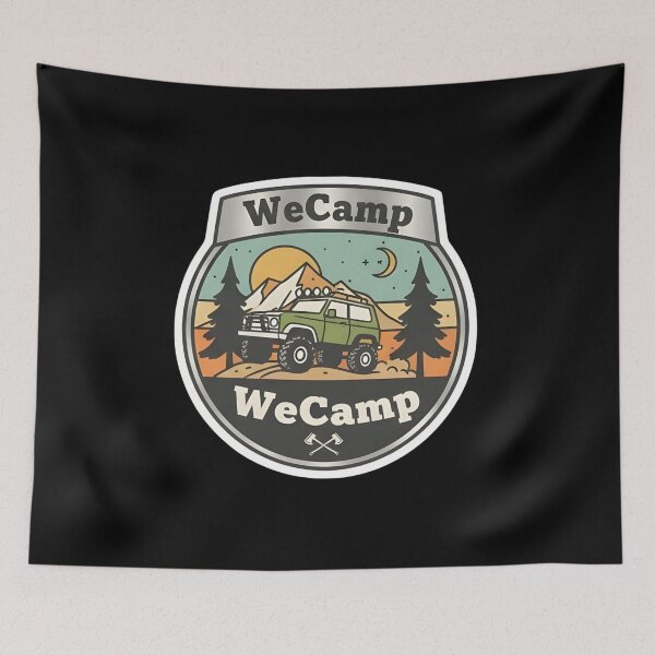 Item preview, We Camp  designed and sold by MrDomStore.