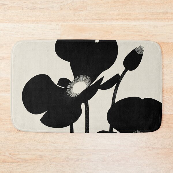 Item preview, Minimal Art Deco Floral Silhouette designed and sold by joycrysstudio.