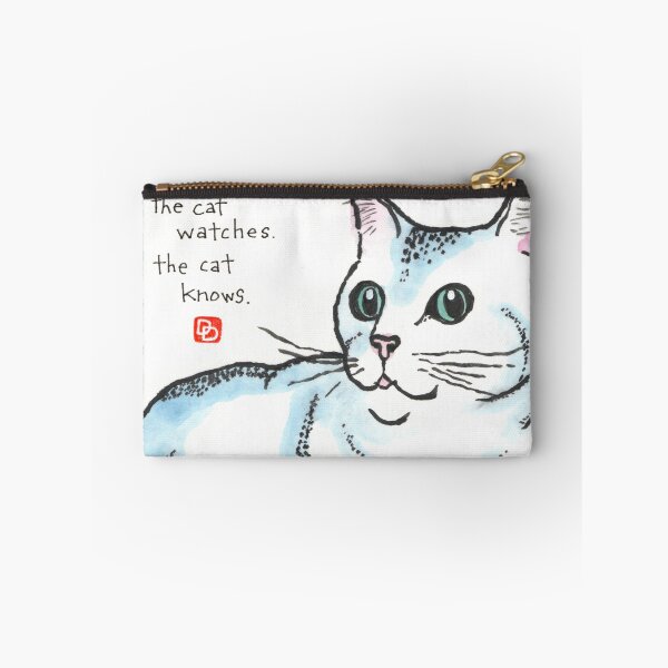 Item preview, The Cat Always Knows designed and sold by dosankodebbie's etegami world.