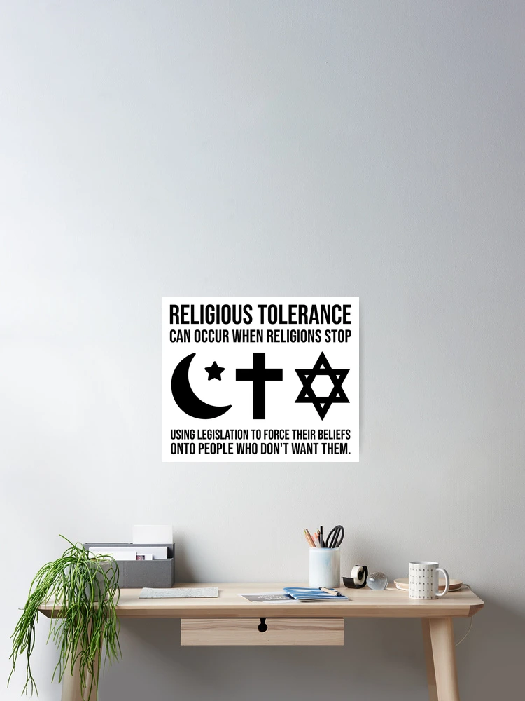 Thumbnail 2 of 3, Poster, Religious tolerance designed and sold by Rachel the Artist .