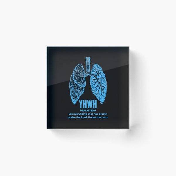 Item preview, YHWH - Psalm 150:6 Praise the Lord - Sky Blue Design designed and sold by MoriaStore.