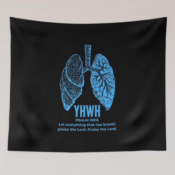 Item preview, YHWH - Psalm 150:6 Praise the Lord - Sky Blue Design designed and sold by MoriaStore.