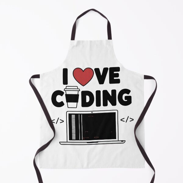 Item preview, I Love Coding Programmer Life with Coffee and Laptop designed and sold by Zenith Design.
