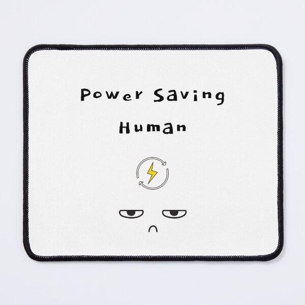 Item preview, Power Saving Human – Low Battery Mode designed and sold by mintmono-studio.
