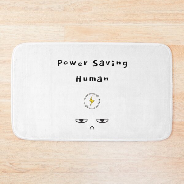 Item preview, Power Saving Human – Low Battery Mode designed and sold by mintmono-studio.