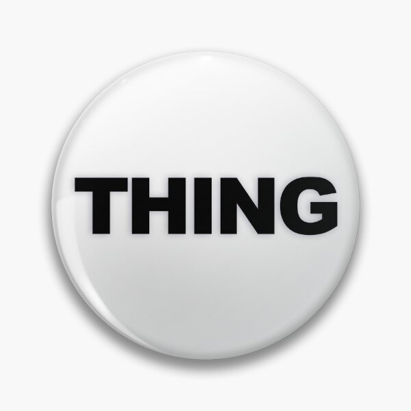 Item preview, THING — Black Minimal Bold Type Statement designed and sold by WORDPAUSE.