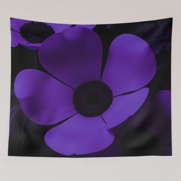 Item preview, Glam Purple Floral Statement designed and sold by joycrysstudio.
