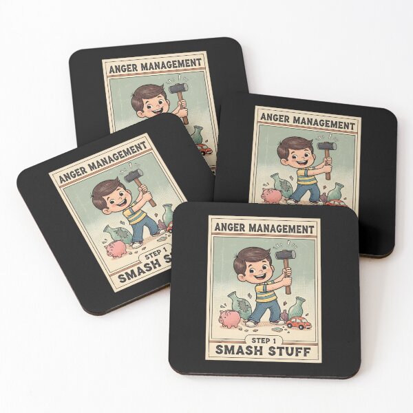 Item preview, Anger Management Step 1 Smash Stuff - Funny Stress Relief Humor Gift designed and sold by Bobo Shirts .