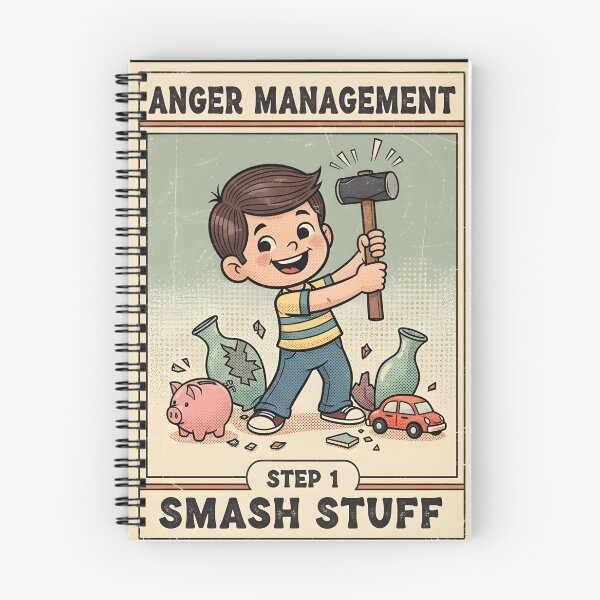 Item preview, Anger Management Step 1 Smash Stuff - Funny Stress Relief Humor Gift designed and sold by Bobo Shirts .